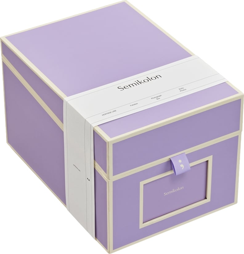 Pudełko na zdjęcia i płyty CD Die Kante liliowe