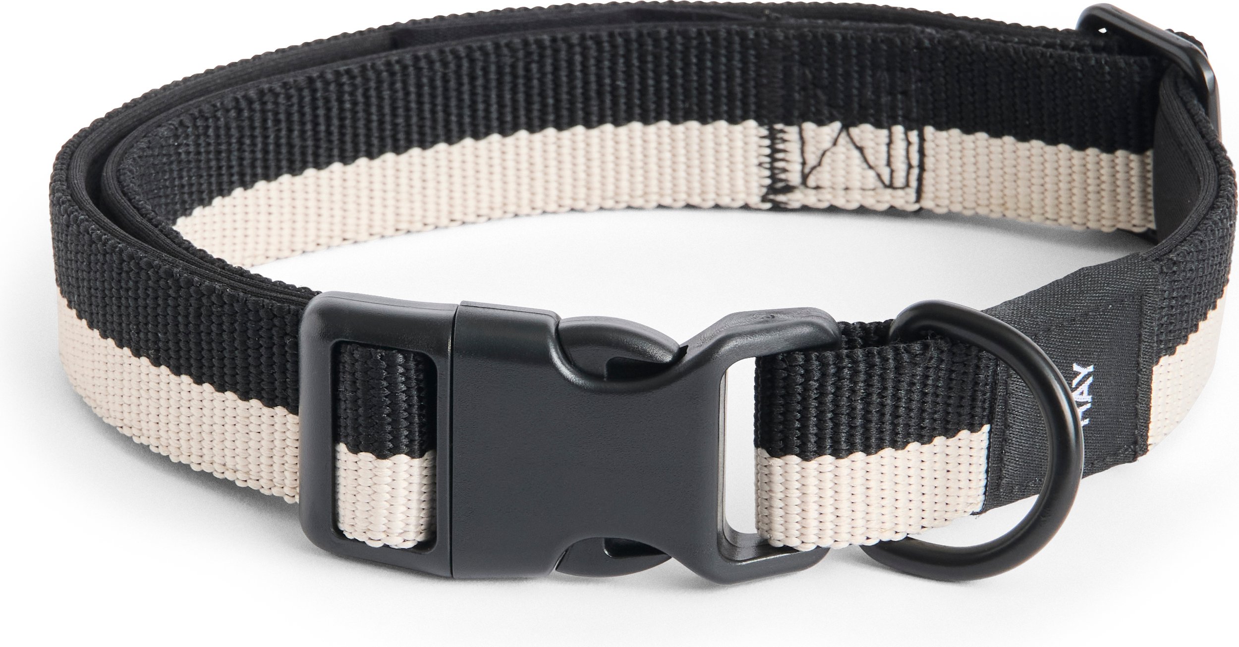 Obroża dla psa Hay M/L czarno-biała