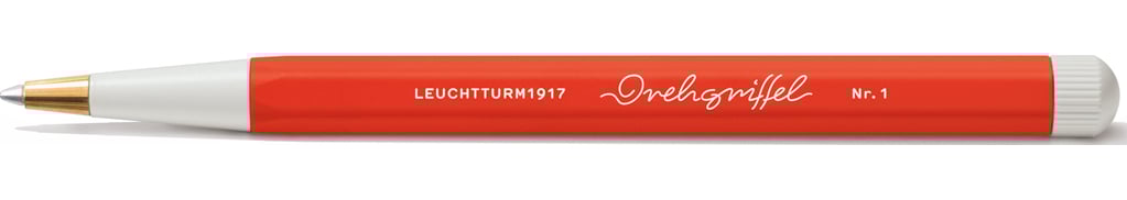 Długopis żelowy z czarnym tuszem Drehgriffel Nr. 1 czerwony