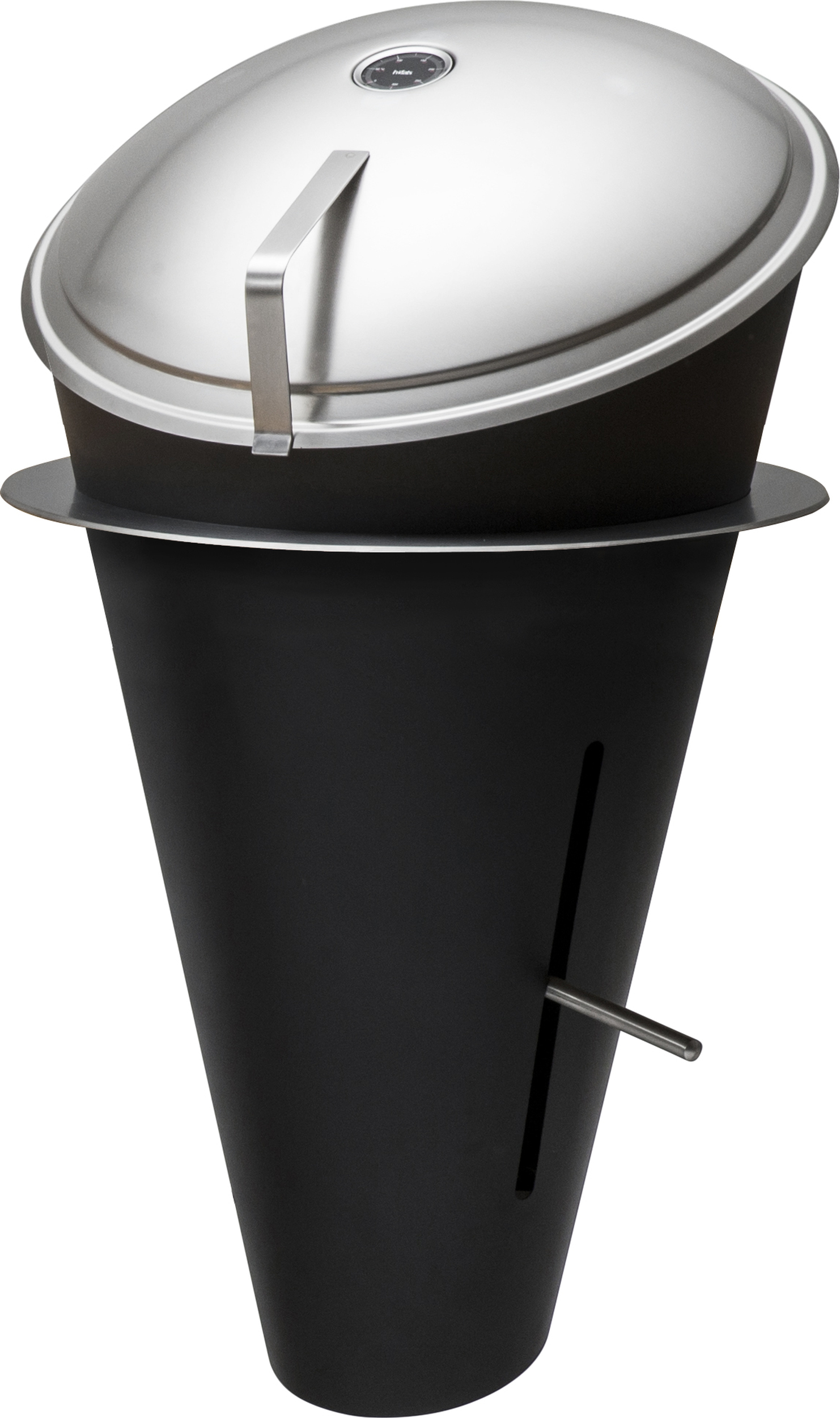 Grill węglowy Cone z zestawem montażowym do blatu stołu