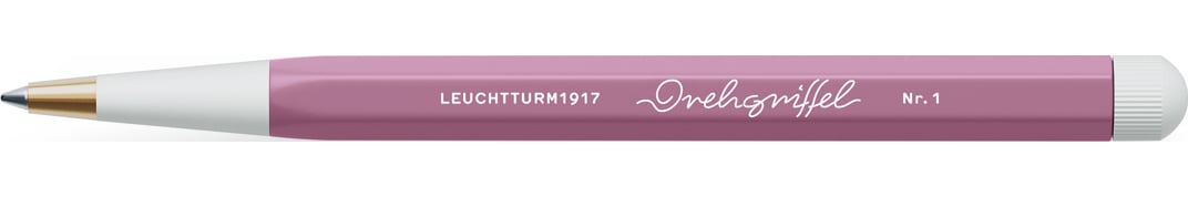 Długopis kulkowy z niebieskim tuszem Drehgriffel Nr. 1 brudny róż
