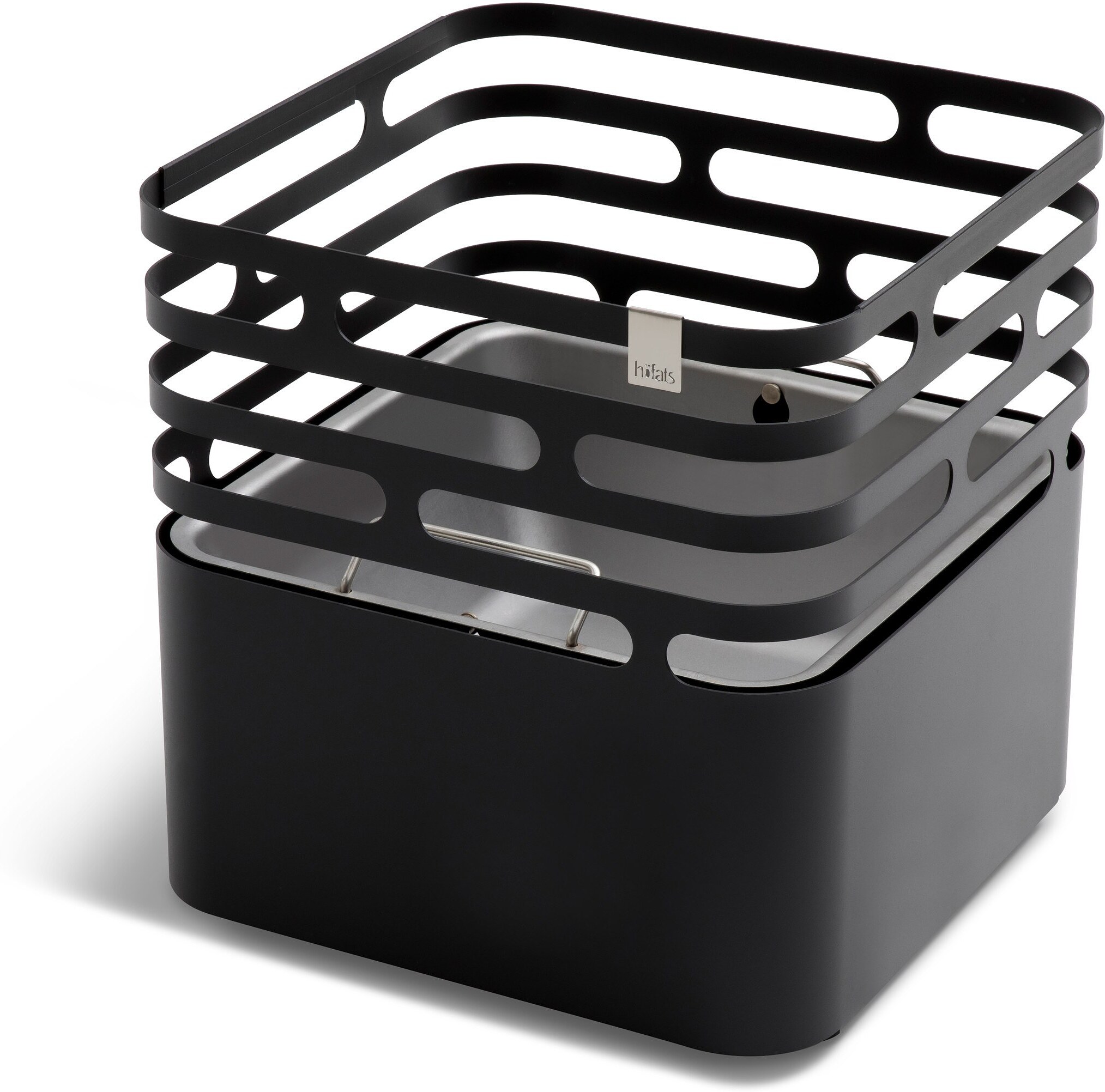 Palenisko Cube stalowe czarne