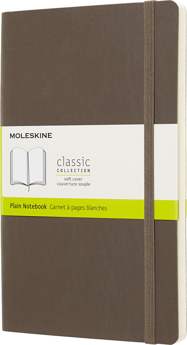 Notes gładki Moleskine L 192 strony earth brown miękka oprawa