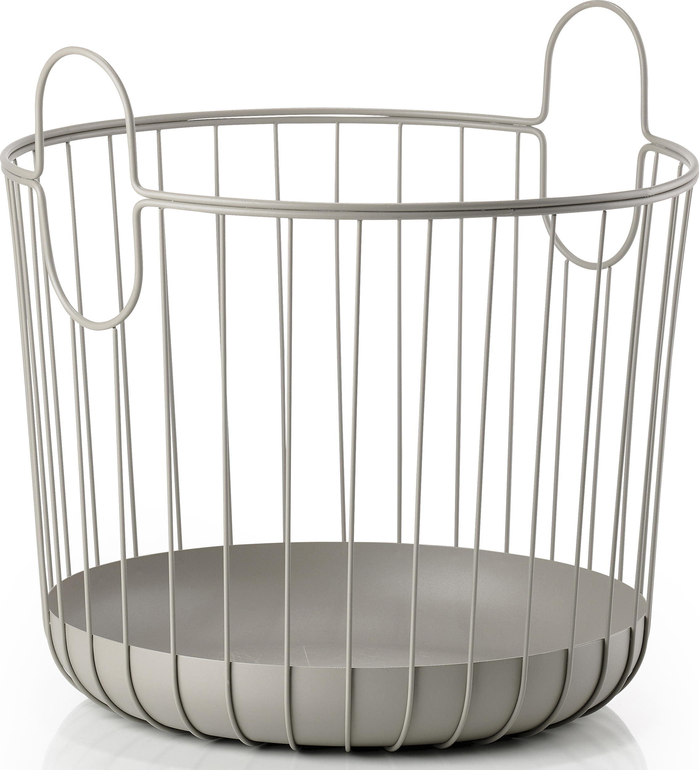 Kosz na pranie Inu 40,5 x 41 cm ciemnoszary