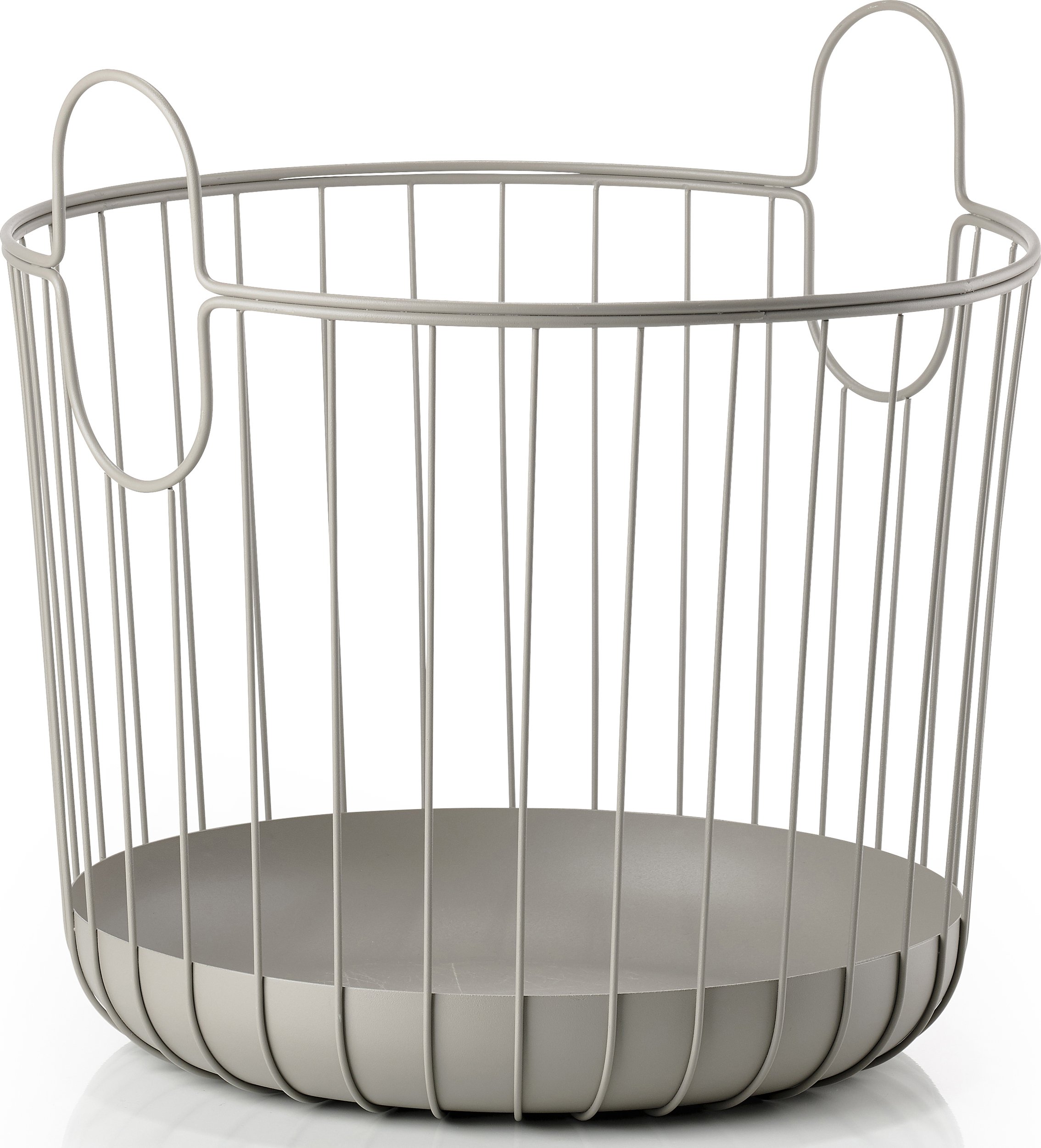 Kosz na pranie Inu 40,5 x 41 cm ciemnoszary