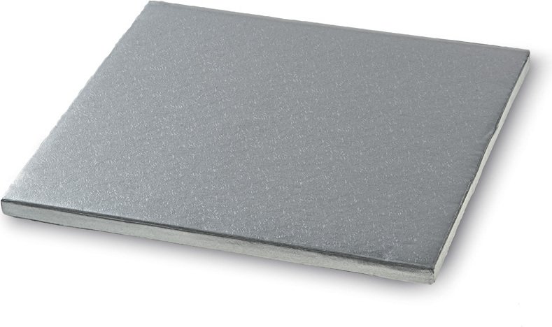 Podkład pod tort Silikomart 25 x 25 cm srebrny