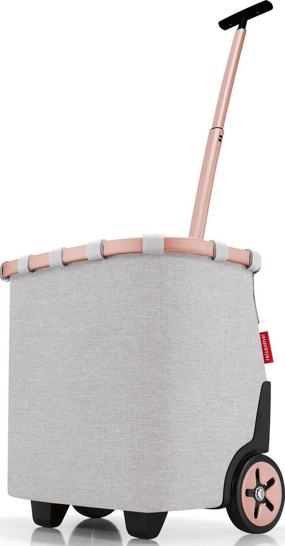 Koszyk na kółkach Carrycruiser Frame Twist Sky Rose jasnoszary