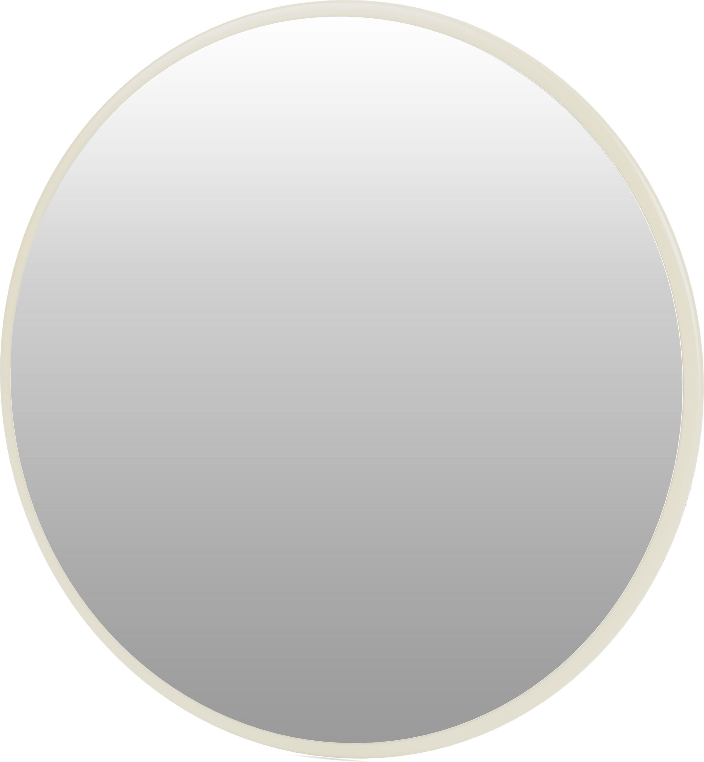 Lustro ścienne Montana Mini okrągłe waniliowe