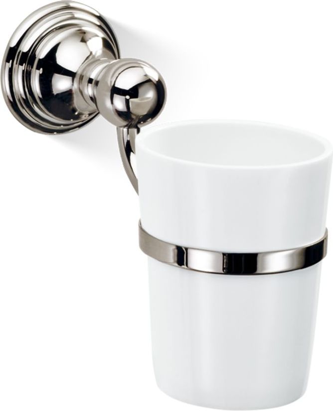 Kubek na szczoteczki do zębów Decor Walther Classic nikiel ścienny
