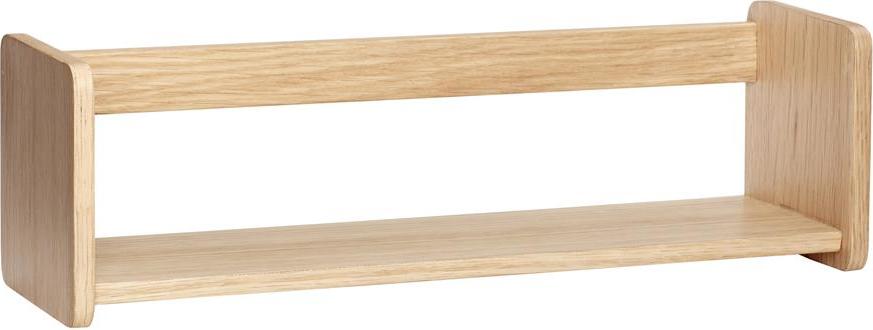 Półka ścienna Hübsch 40 cm drewniana pojedyncza