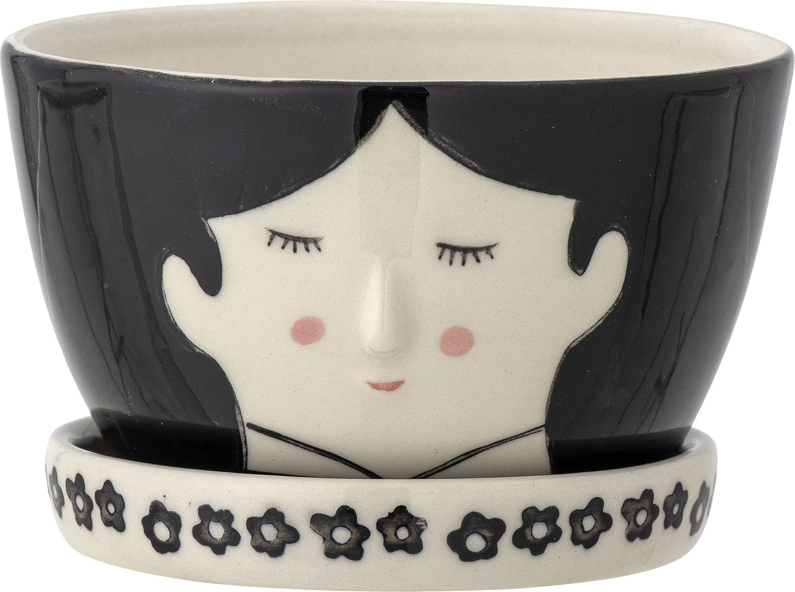 Doniczka Carolin 11,5 cm z podstawką