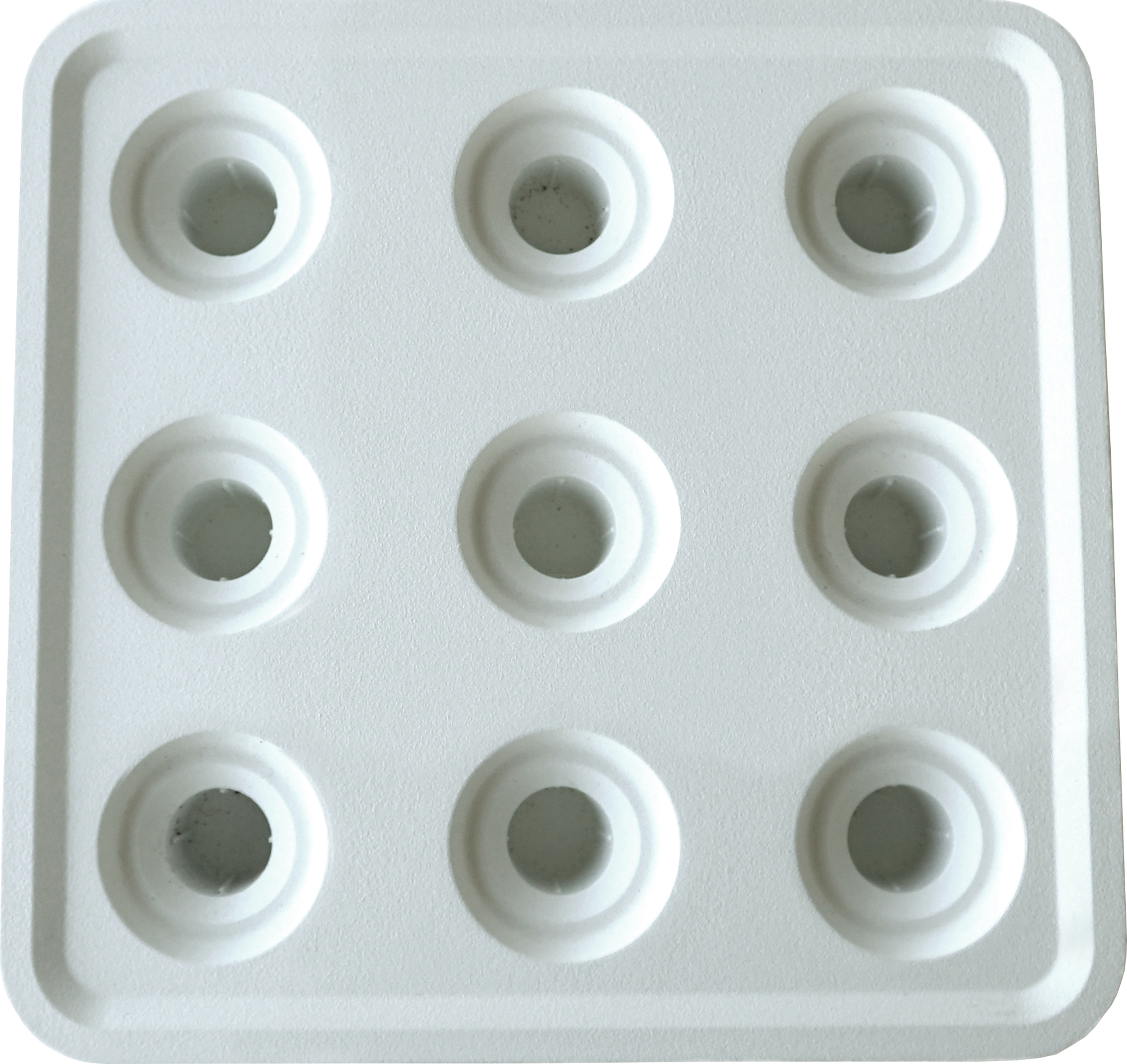 Świecznik Stumpastaken S białe aluminium