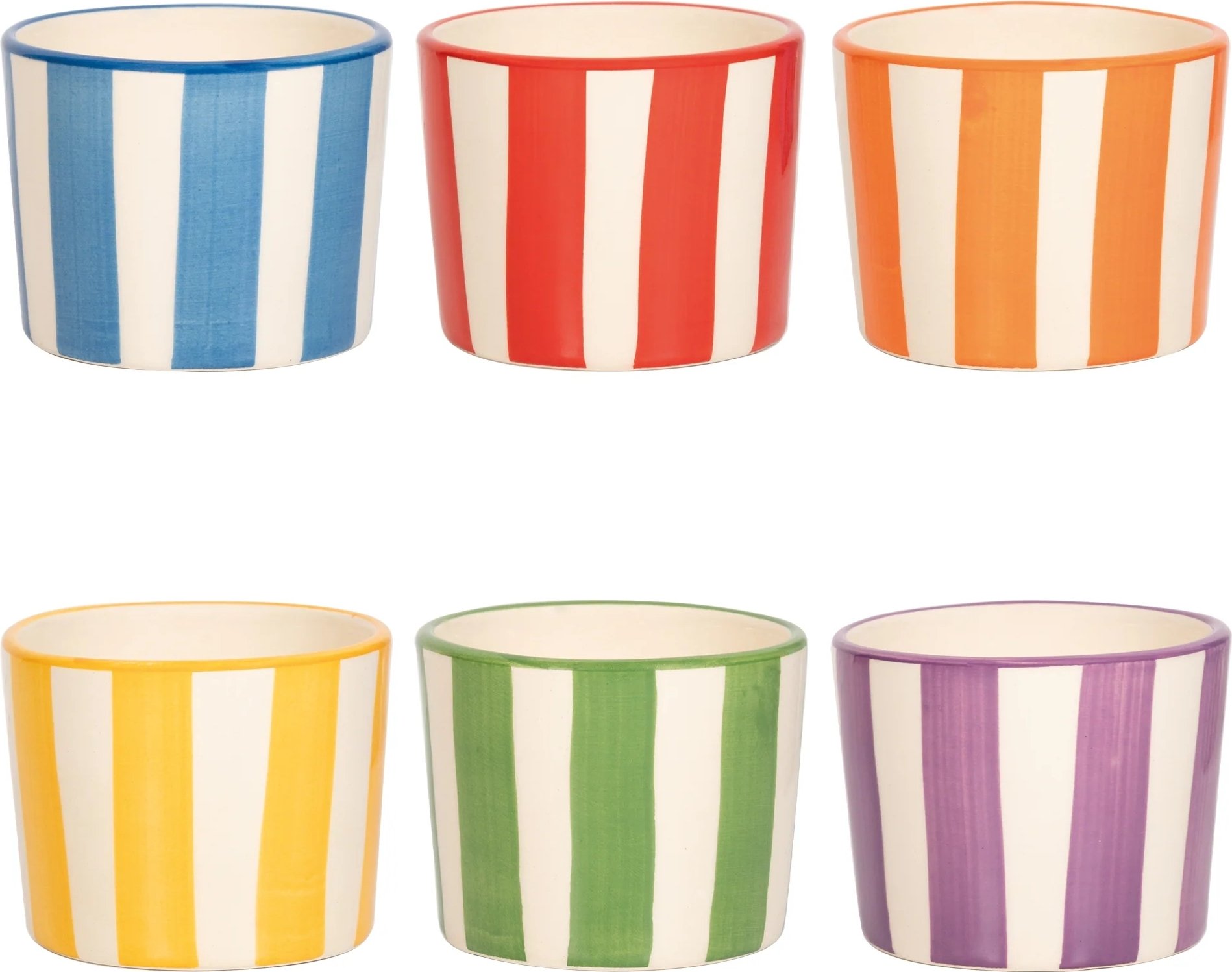 Kubki Lido Righe w paski 230 ml 6 szt.