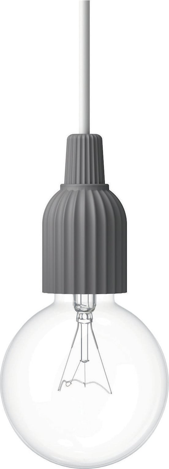 Lampa wisząca LP Fitting 230V ciemnoszara