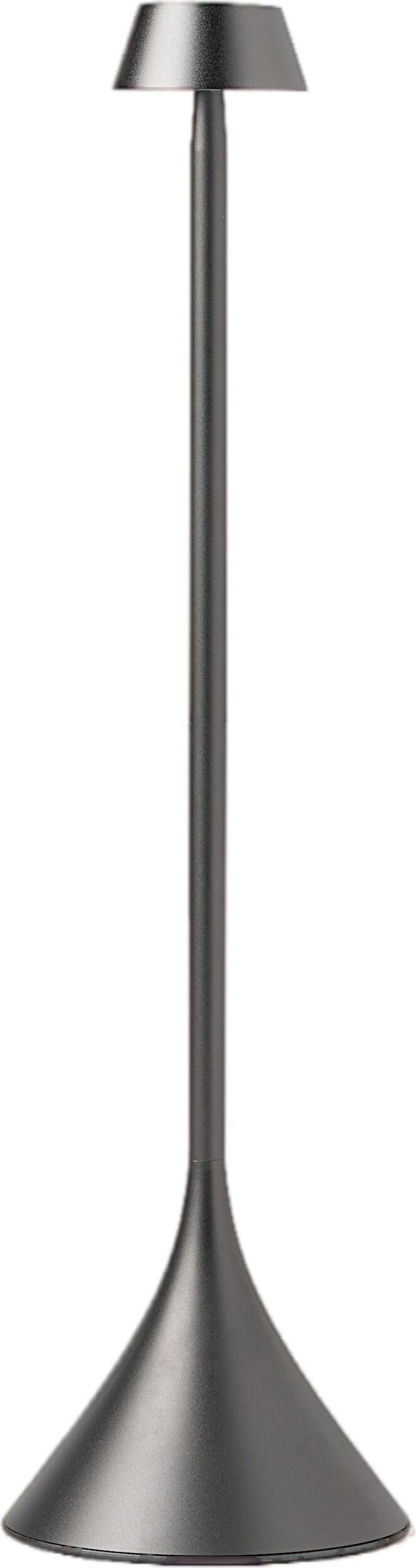 Lampa stołowa Steli Shade ciemnosrebrna