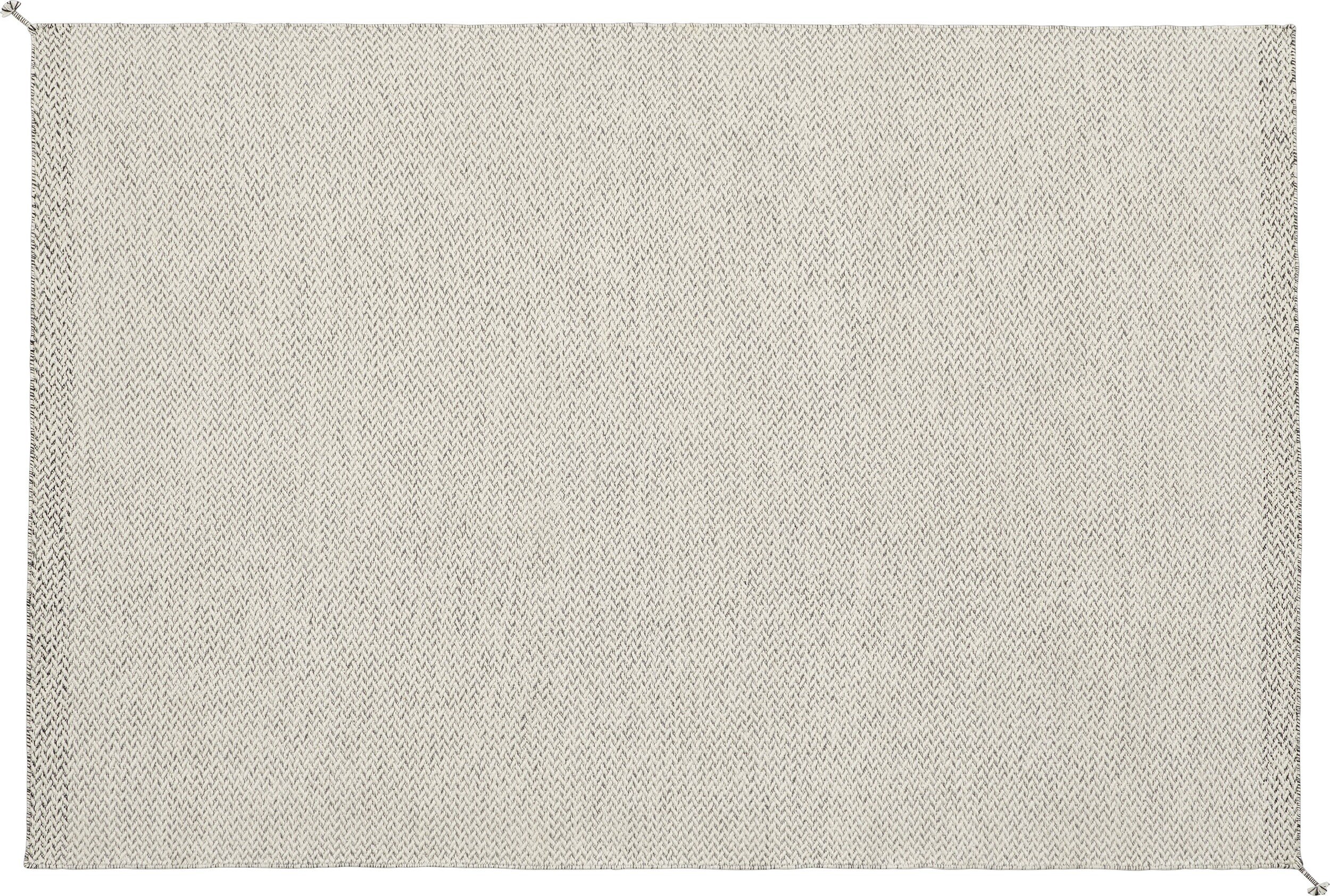 Dywan Ply 170 x 240 cm zgaszona biel z recyklingu