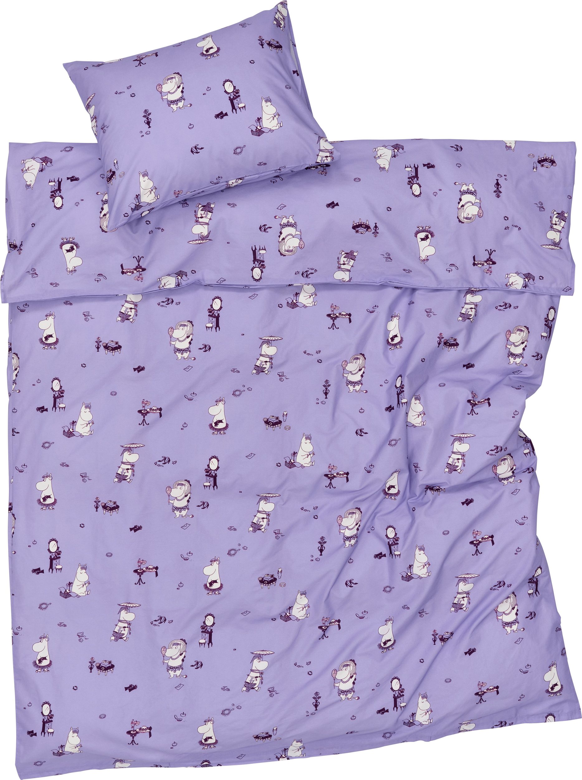 Pościel Arabia Finland Muminki Panna Migotka 150 x 210 cm z poszewką na poduszkę 50 x 60 cm