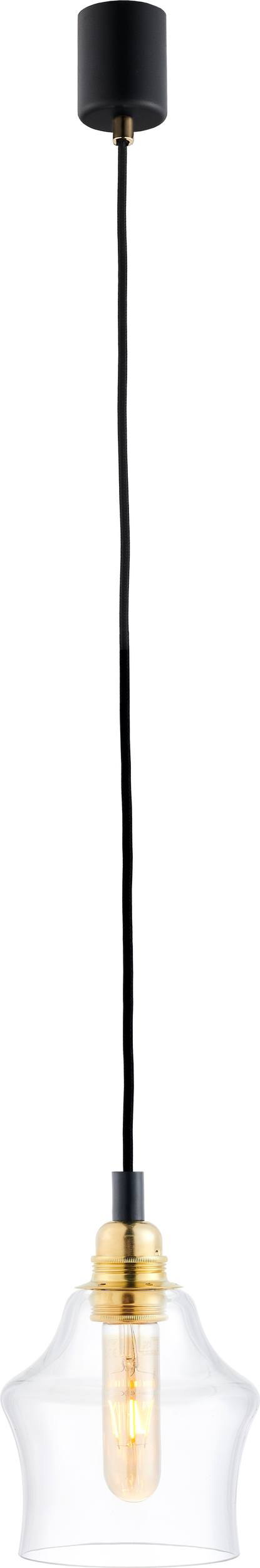 Lampa wisząca Longis II czarno-złota