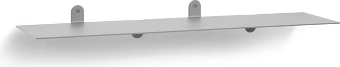 Półka ścienna N°2 99 cm jasnoszara