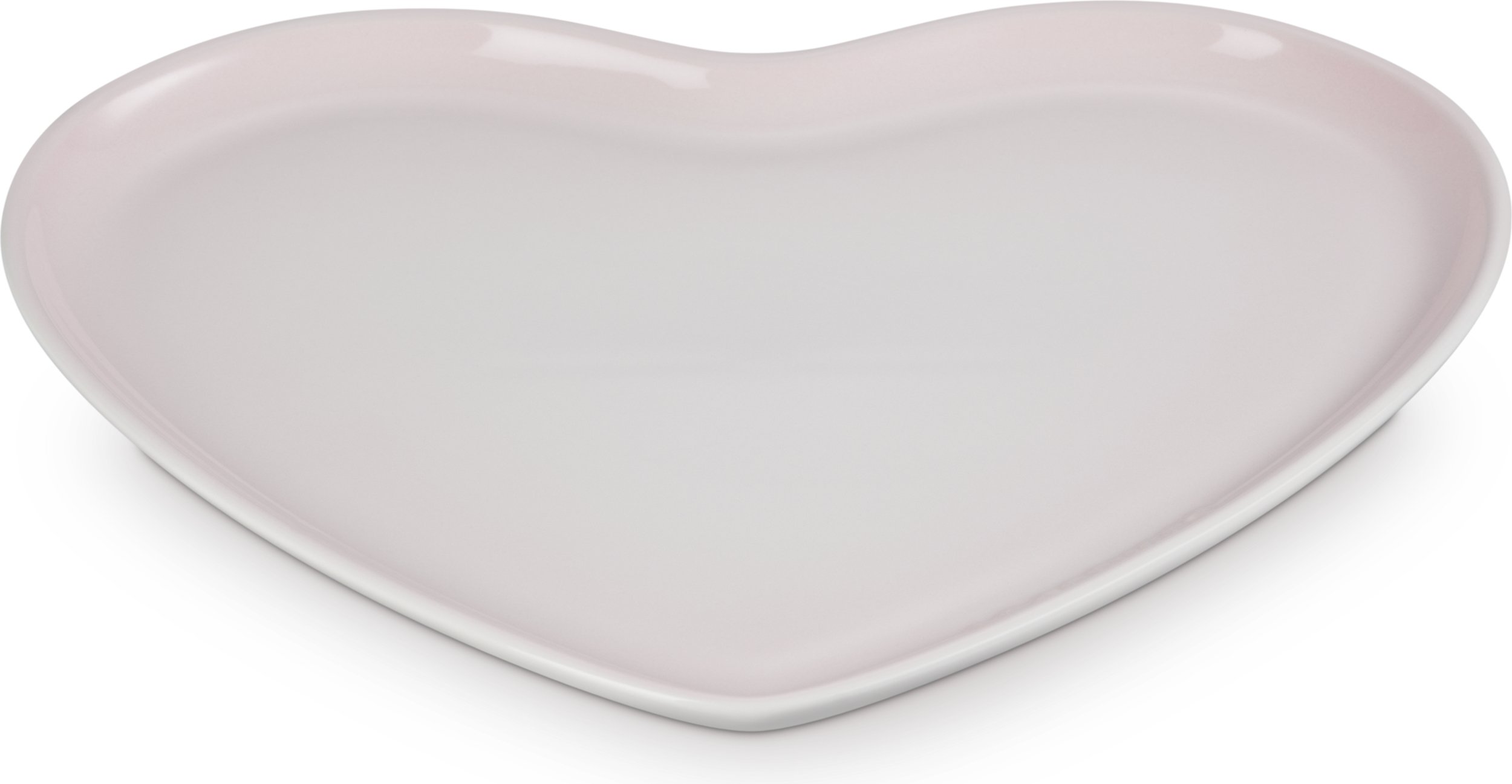 Talerz do serwowania Heart 32 cm jasnoróżowy