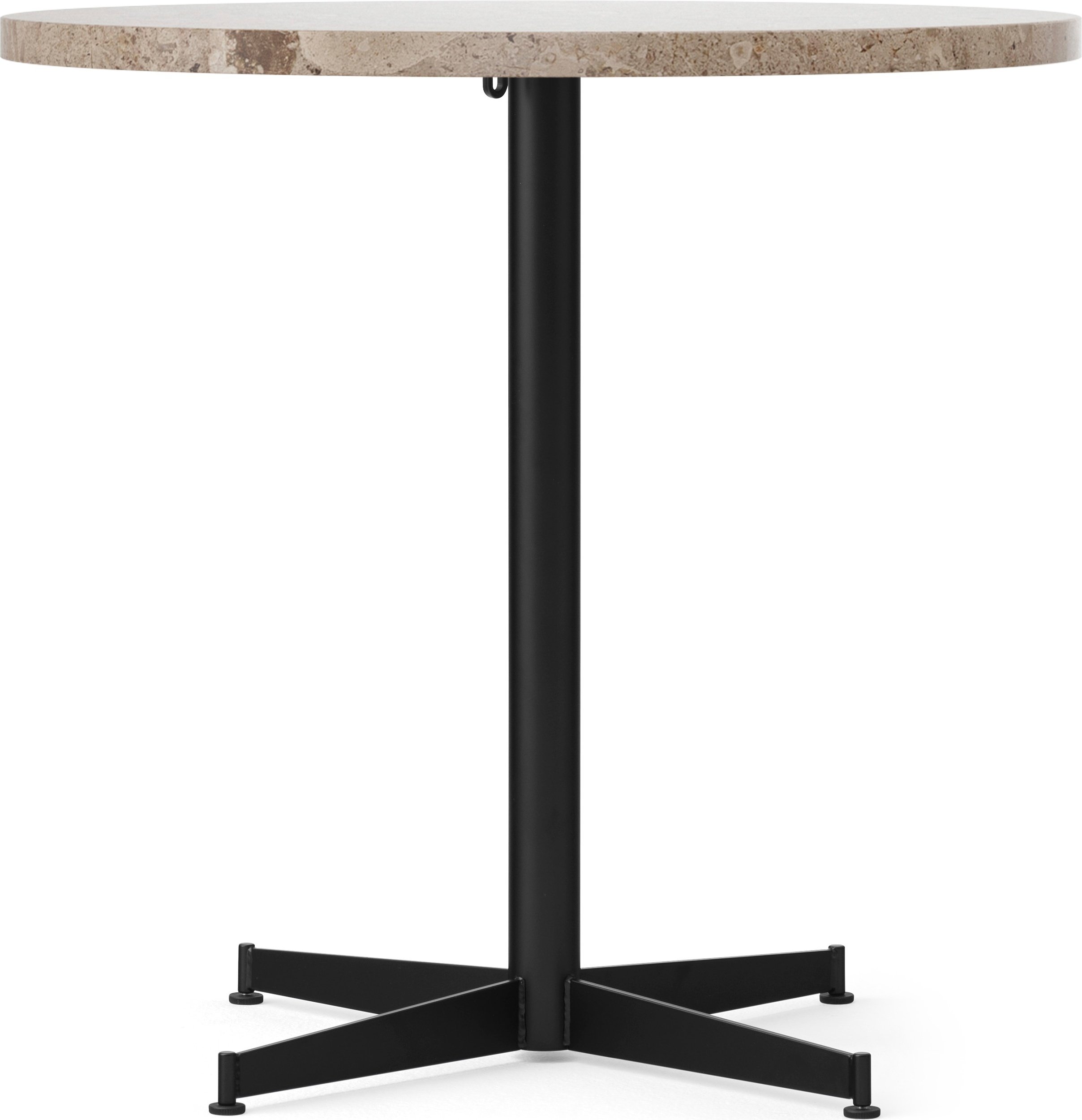 Stół z czarną podstawą Nook Star Base Kunis Breccia 80 cm