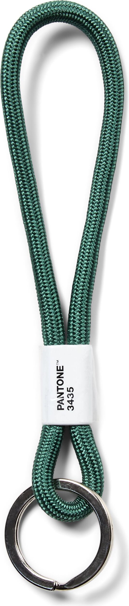 Smycz do kluczy Pantone krótka ciemnozielona