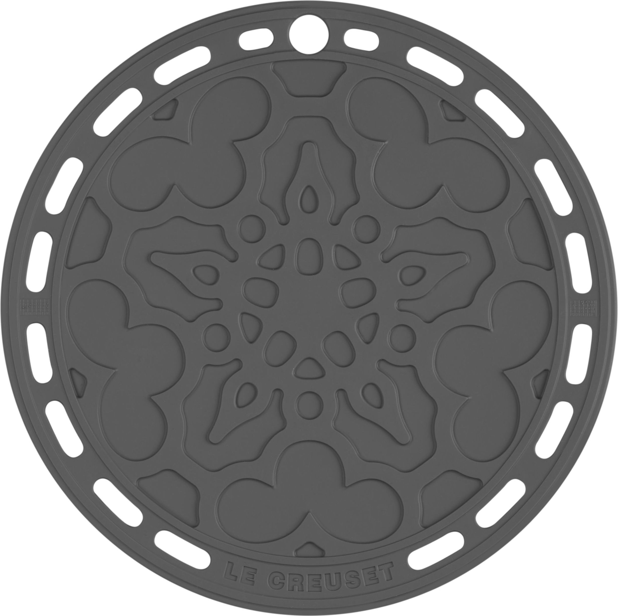 Podstawka pod gorące naczynia Le Creuset z wzorem 20 cm szara