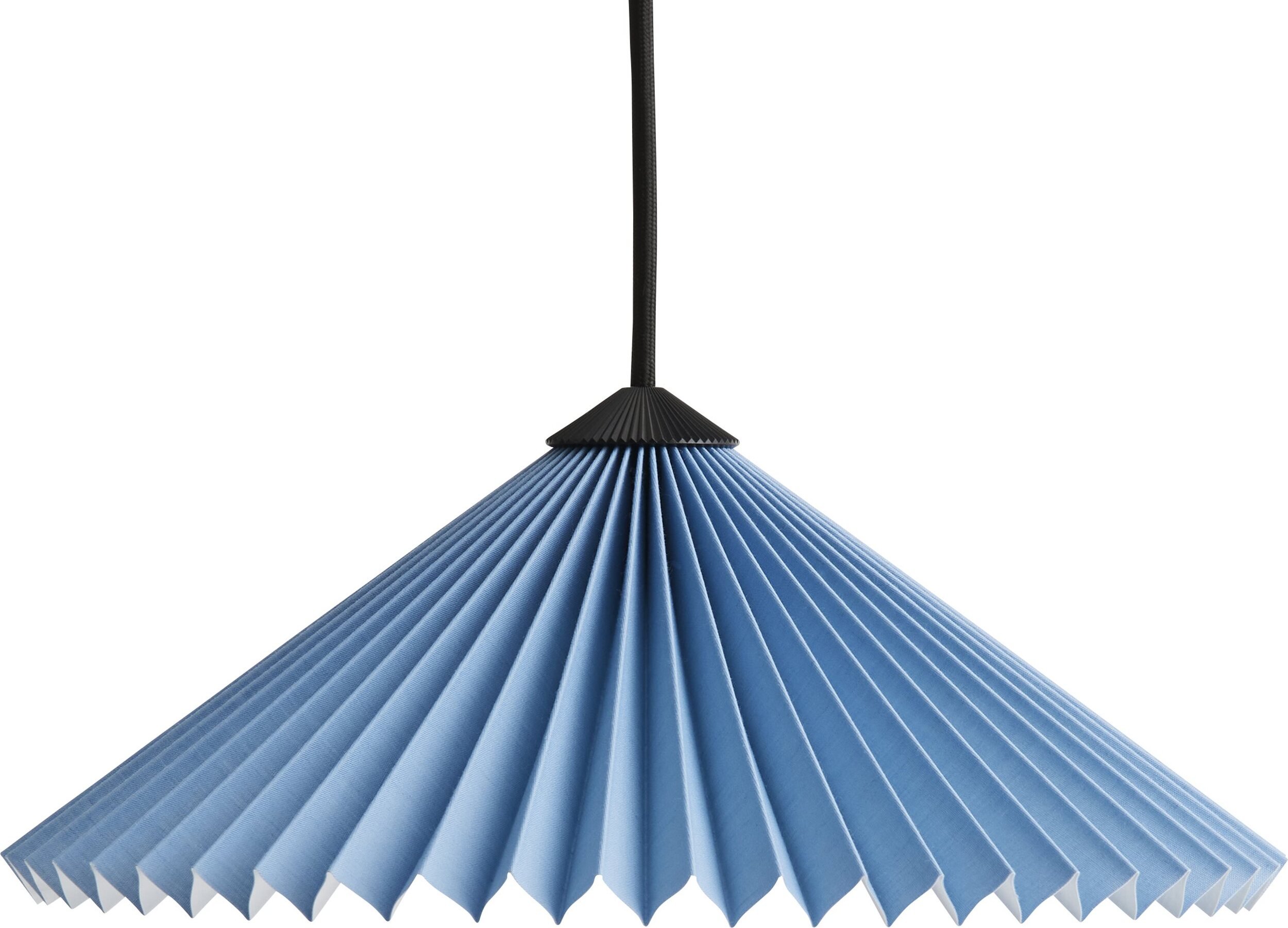 Lampa wisząca Matin 30 cm niebieska