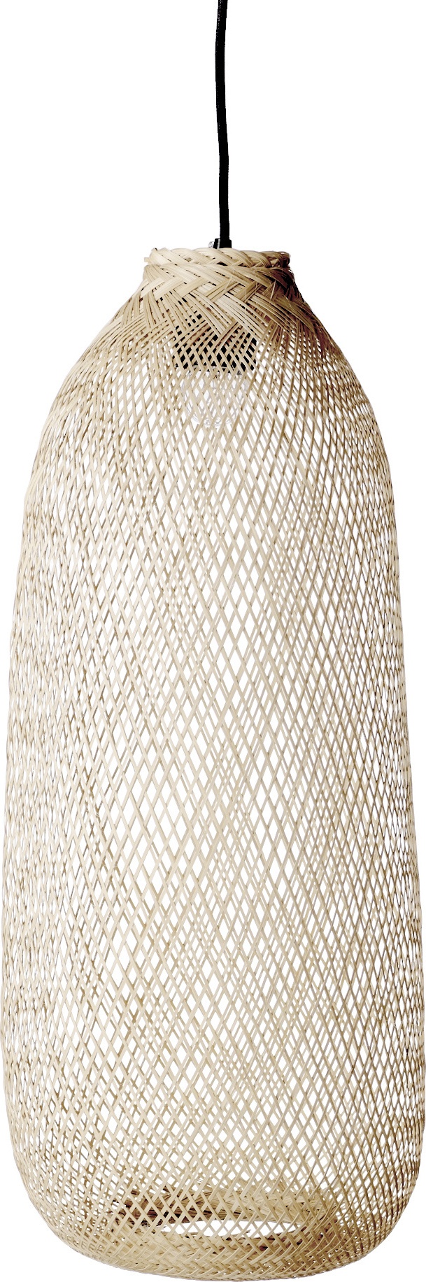 Lampa wisząca Bloomingville 25 cm bambusowa