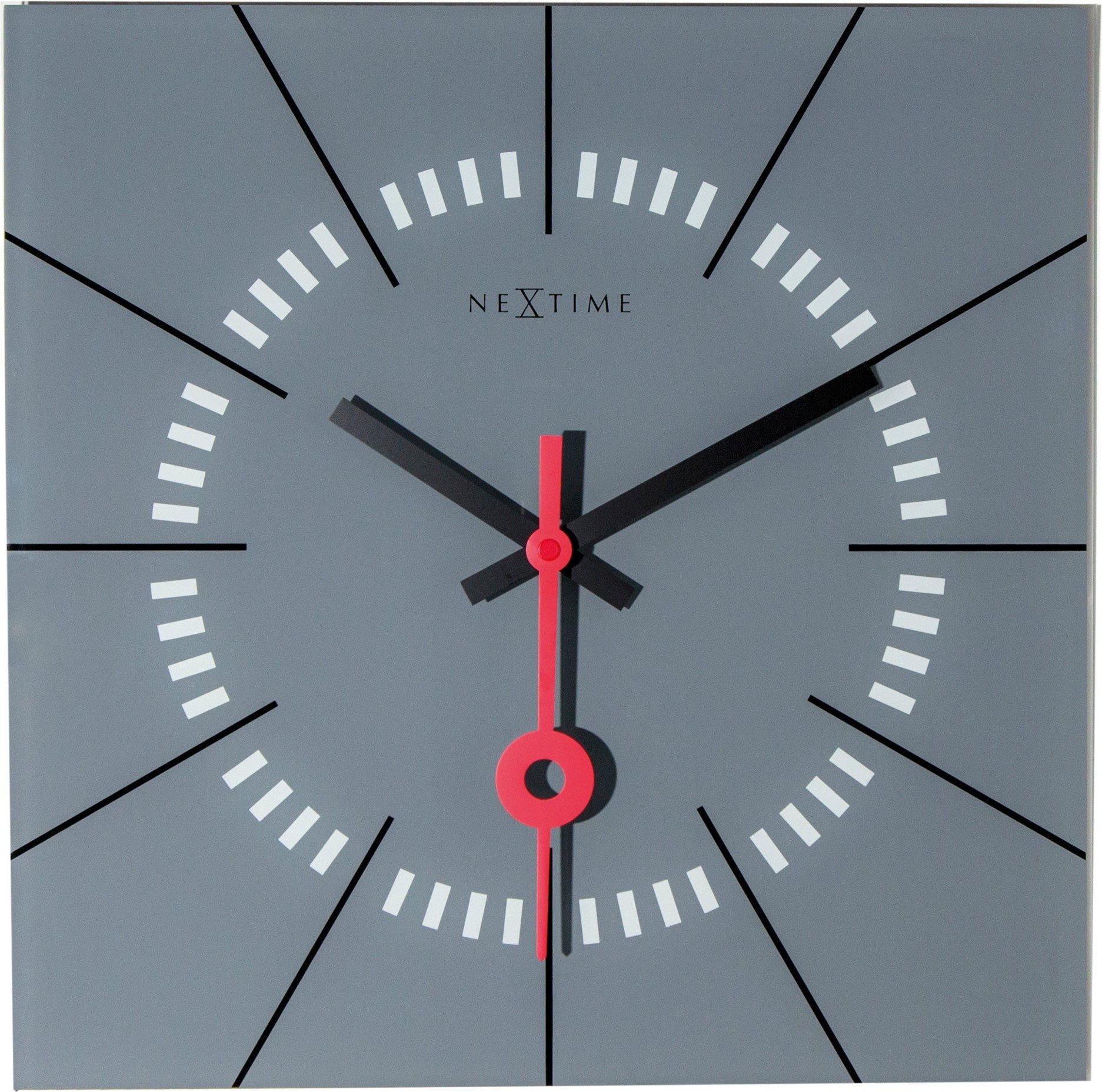 Zegar ścienny Stazione szary