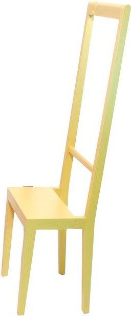 Krzesło i garderoba Alfred żółte