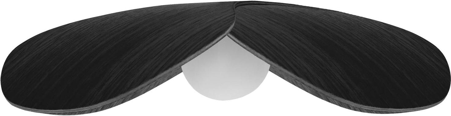 Lampa Forget Me Not 28 cm czarny dąb