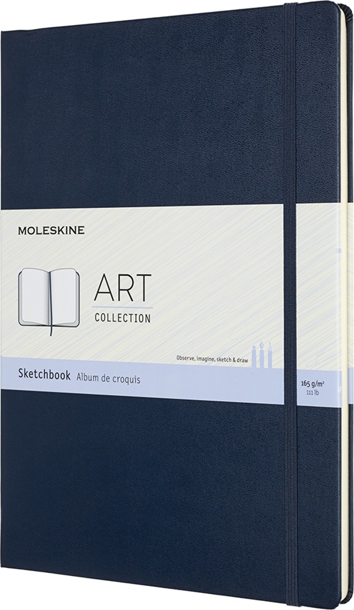 Szkicownik Moleskine A4 96 stron szafirowy 165 g/m² twarda oprawa