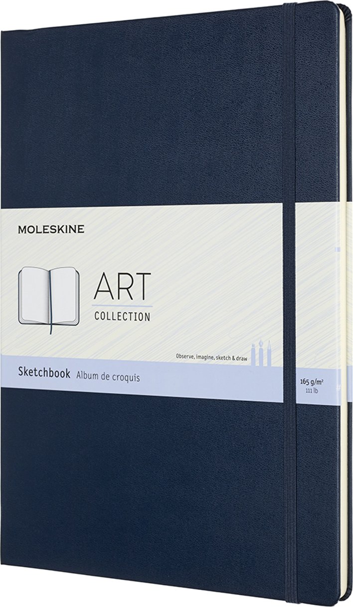 Szkicownik Moleskine A4 96 stron szafirowy 165 g/m² twarda oprawa