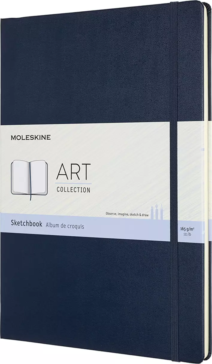 Szkicownik Moleskine A4 96 stron szafirowy 165 g/m² twarda oprawa