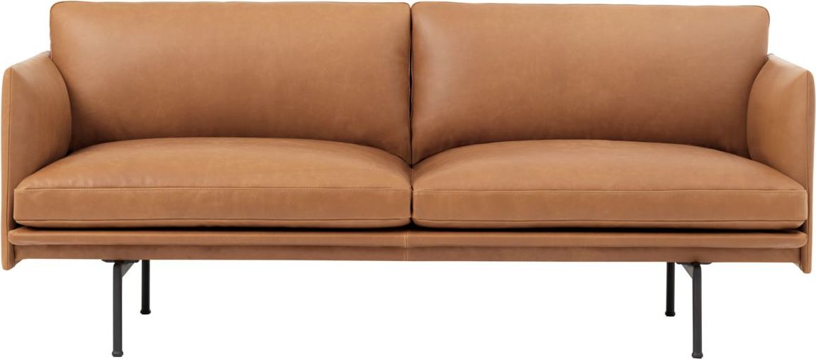 Sofa dwuosobowa Outline Refine Leather Cognac
