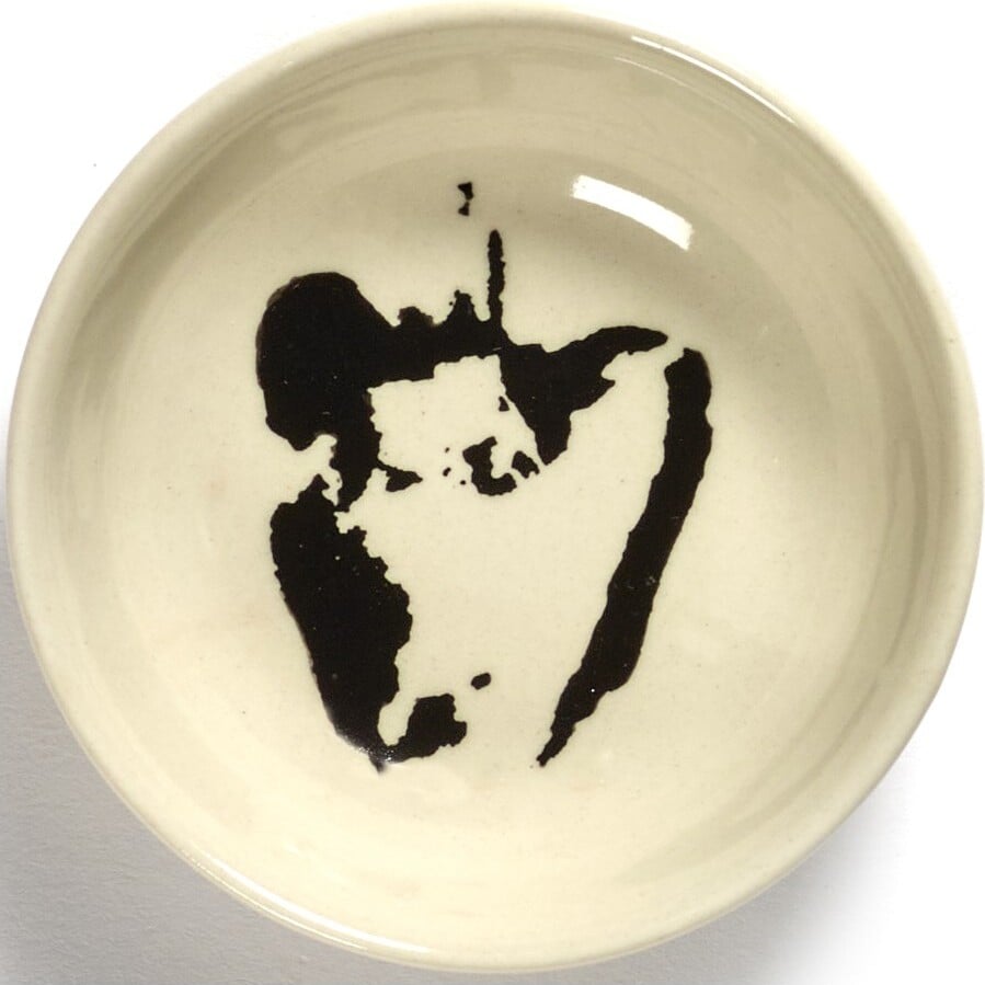 Miseczki na przekąski Feast Pepper 7,5 cm biało-czarne 8 szt.