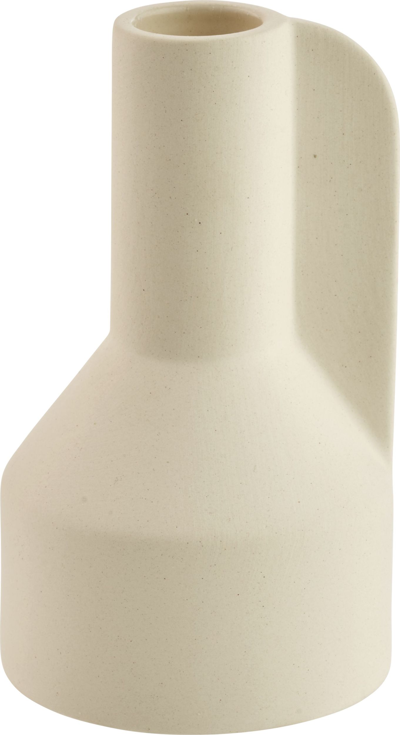 Świecznik na klasyczną świecę Falda 12 cm kość słoniowa