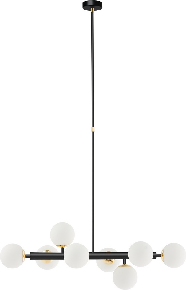 Lampa wisząca Cumulus II czarno-złota