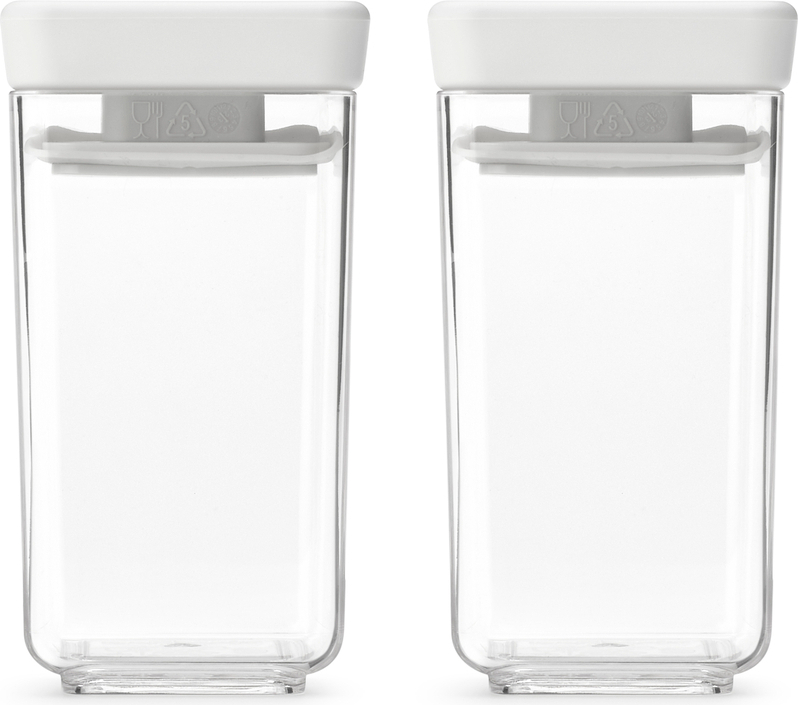 Pojemniki kuchenne Tasty+ 150 ml jasnoszare 2 szt.