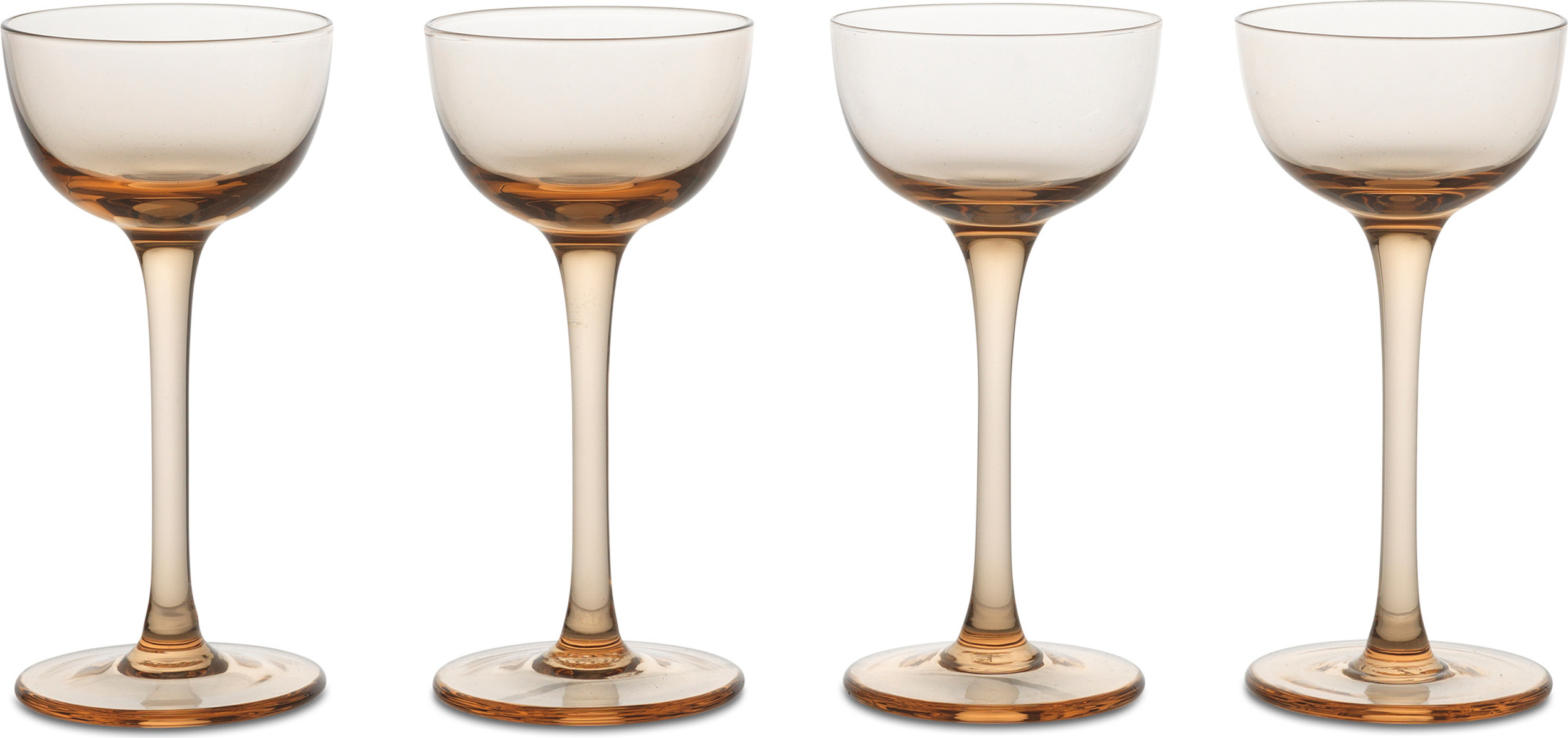 Kieliszki do likieru Host jasnoróżowe 4 szt.