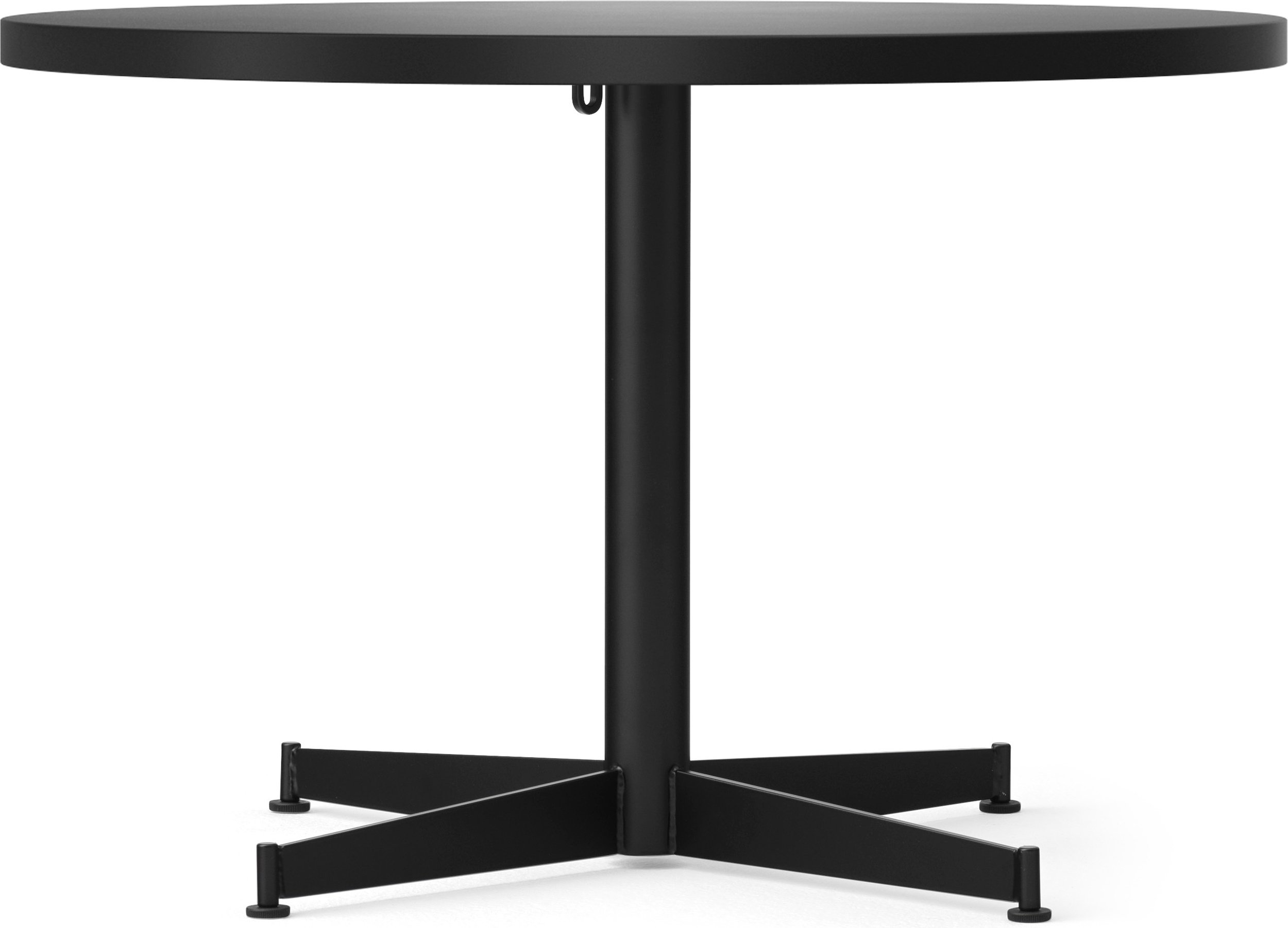 Stolik kawowy z czarną podstawą Nook Star Base Linoleum 80 cm czarny