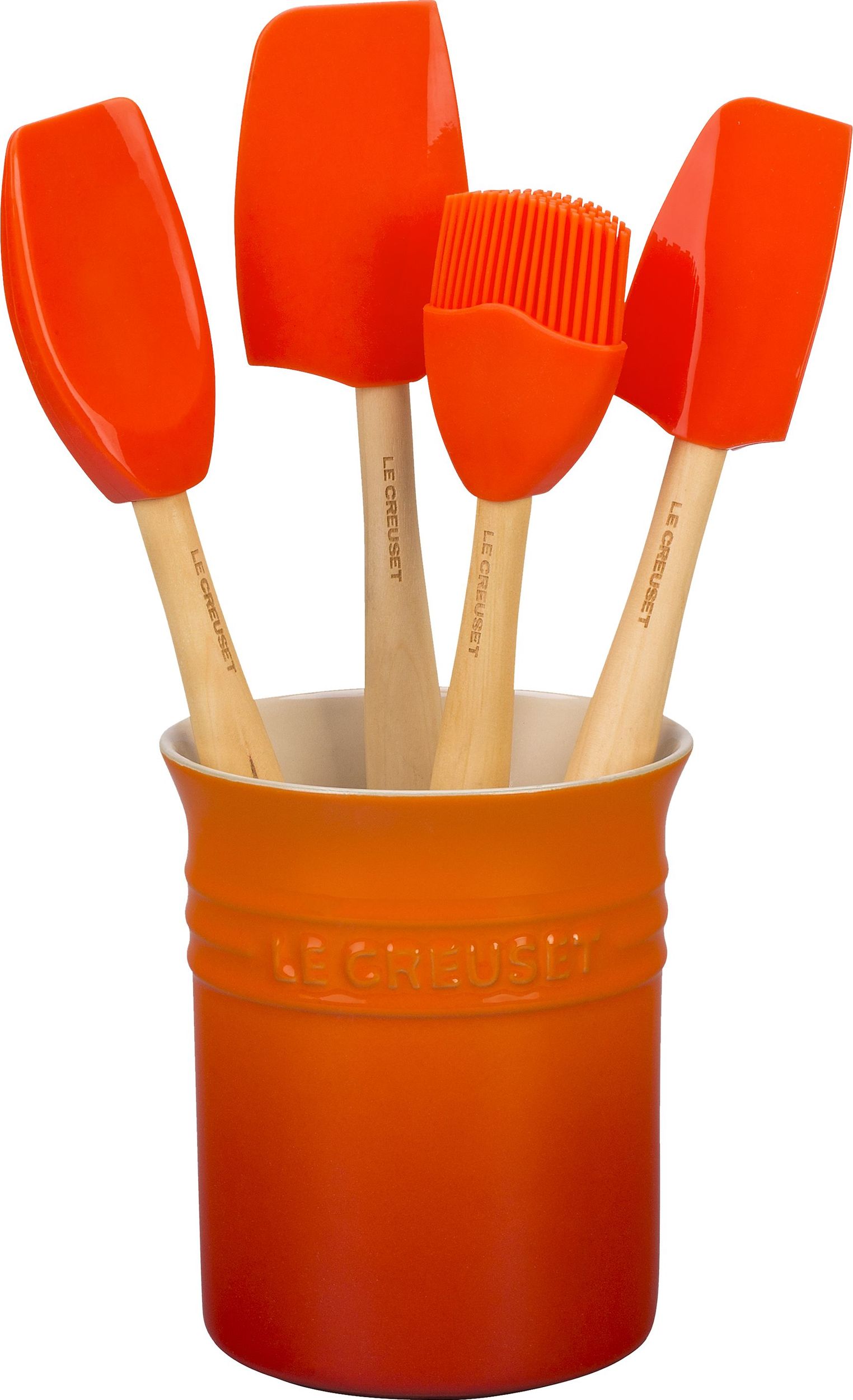Akcesoria kuchenne Craft płomienny pomarańcz z organizerem 5 el.