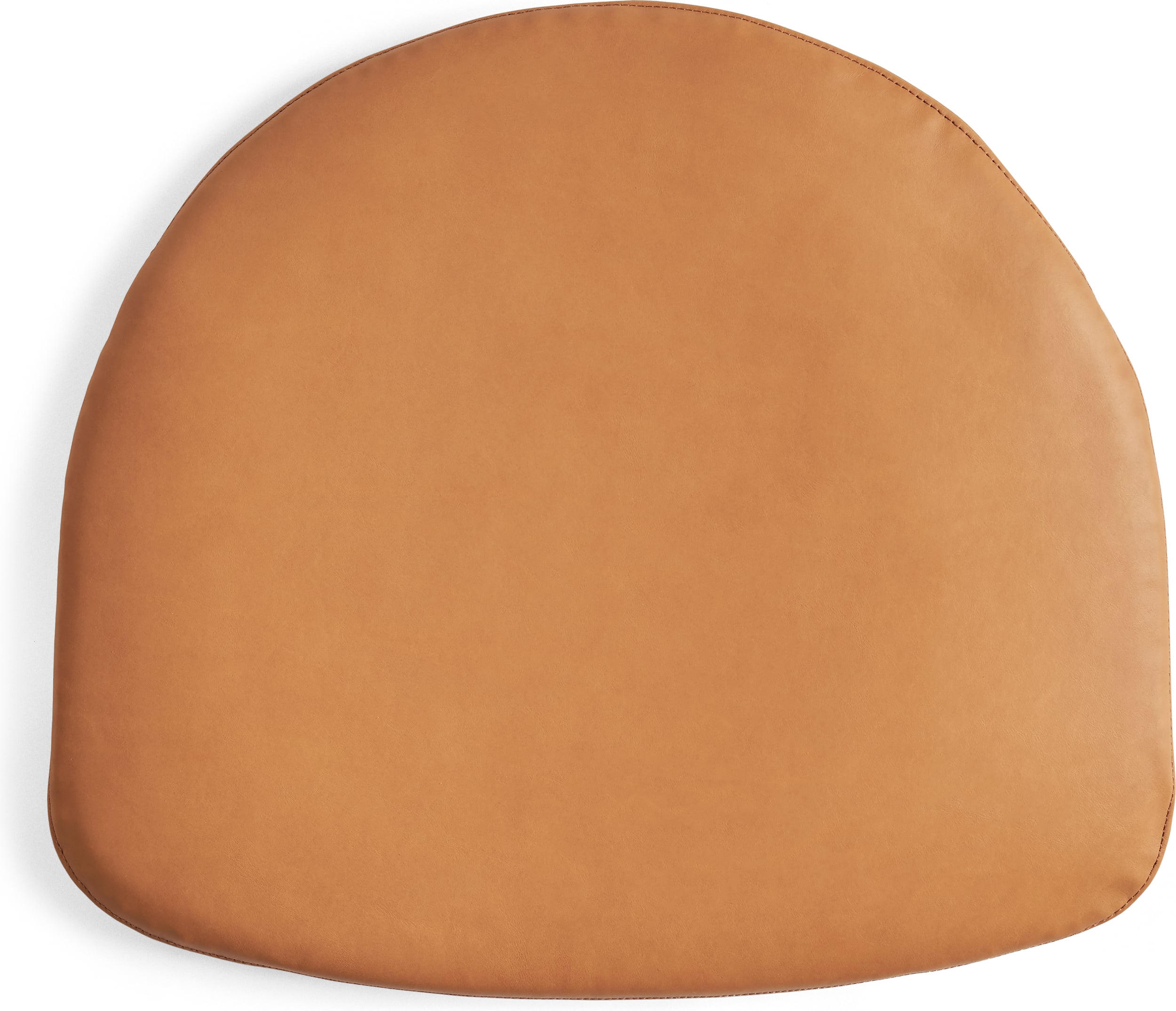 Poduszka na krzesło J-series 46 x 41 cm pomarańczowa skórzana