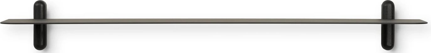 Półka ścienna Nivo G 64 cm czarny jesion