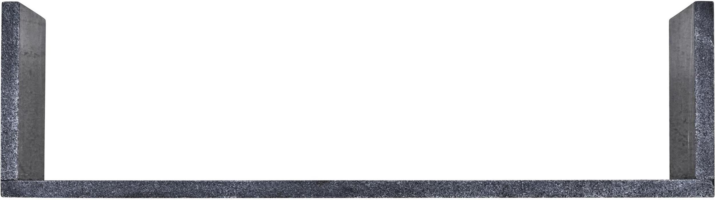 Półka ścienna Marr czarna marmur