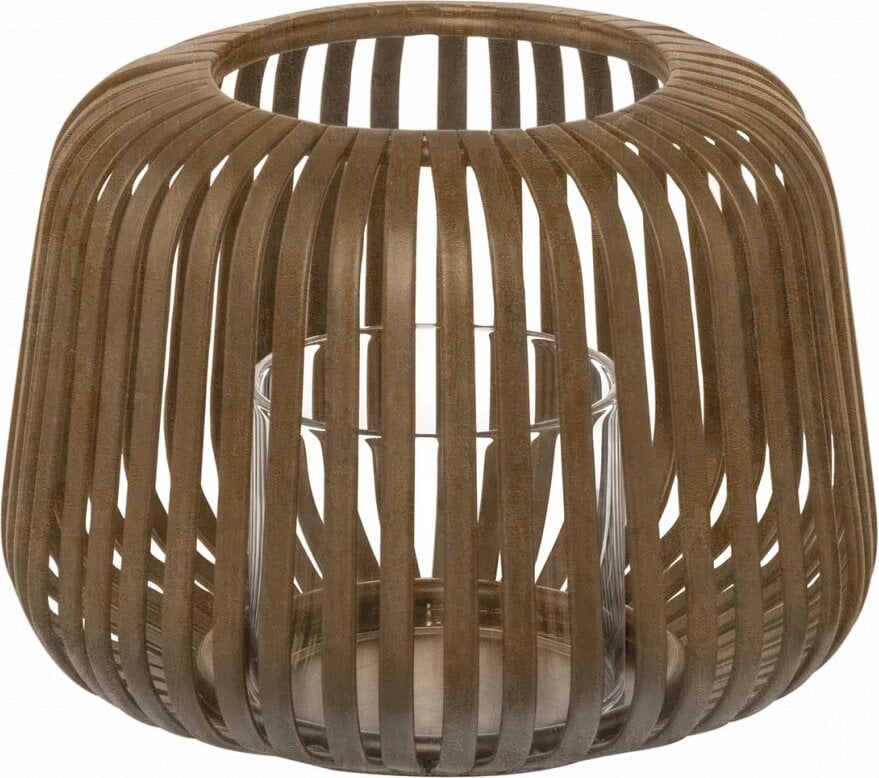 Lampion Lito 10 cm rdzawy brąz