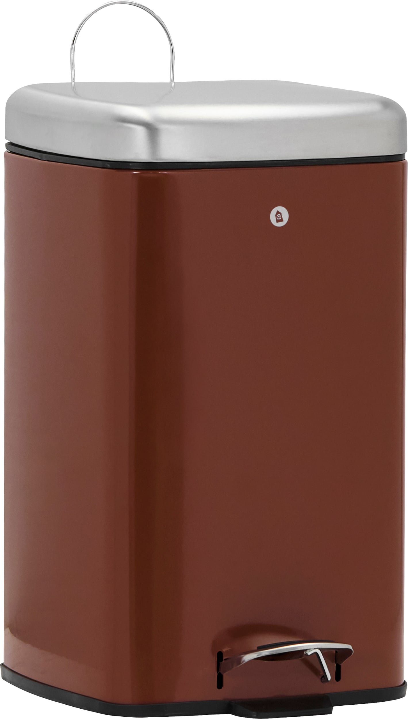 Kosz na śmieci pedałowy HDSort 46 x 36 cm brązowy