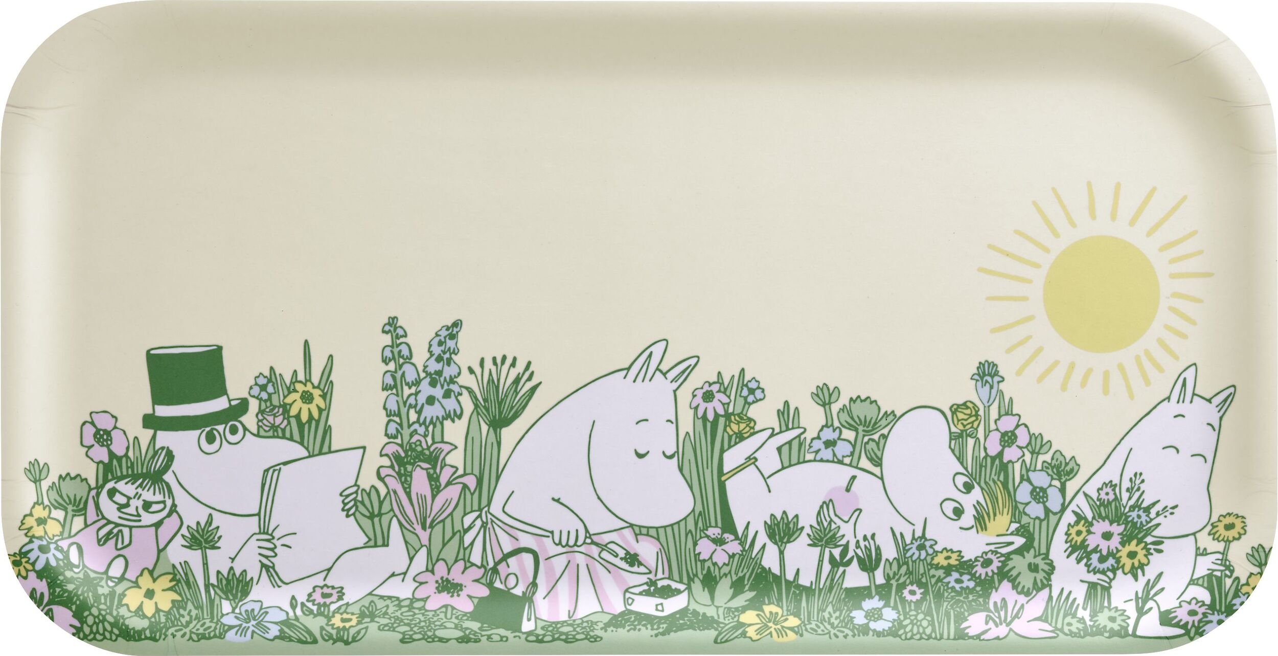Taca do serwowania Muurla Muminki In The Garden 22 x 43 cm