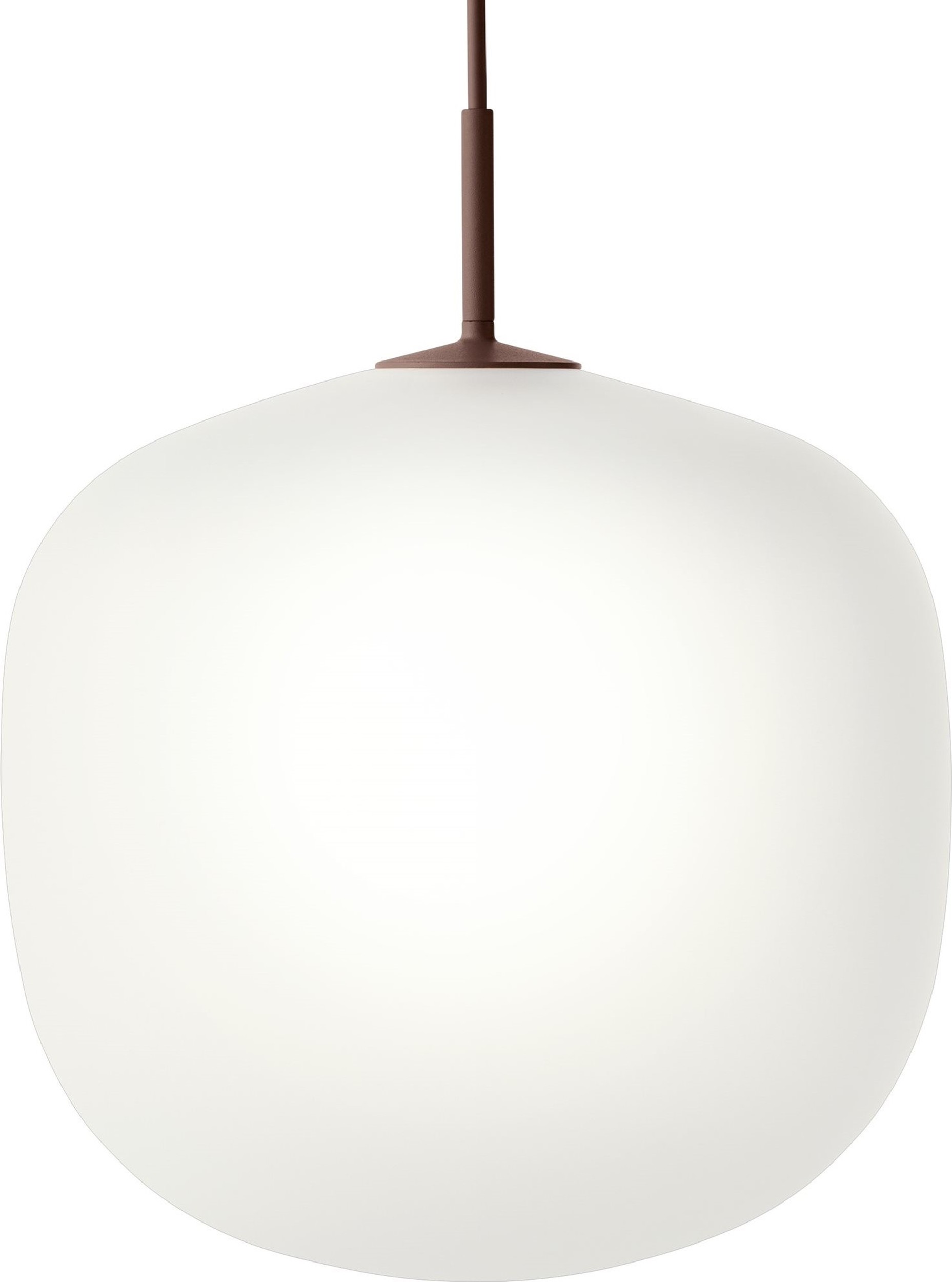 Lampa wisząca Rime 37 cm bordowa